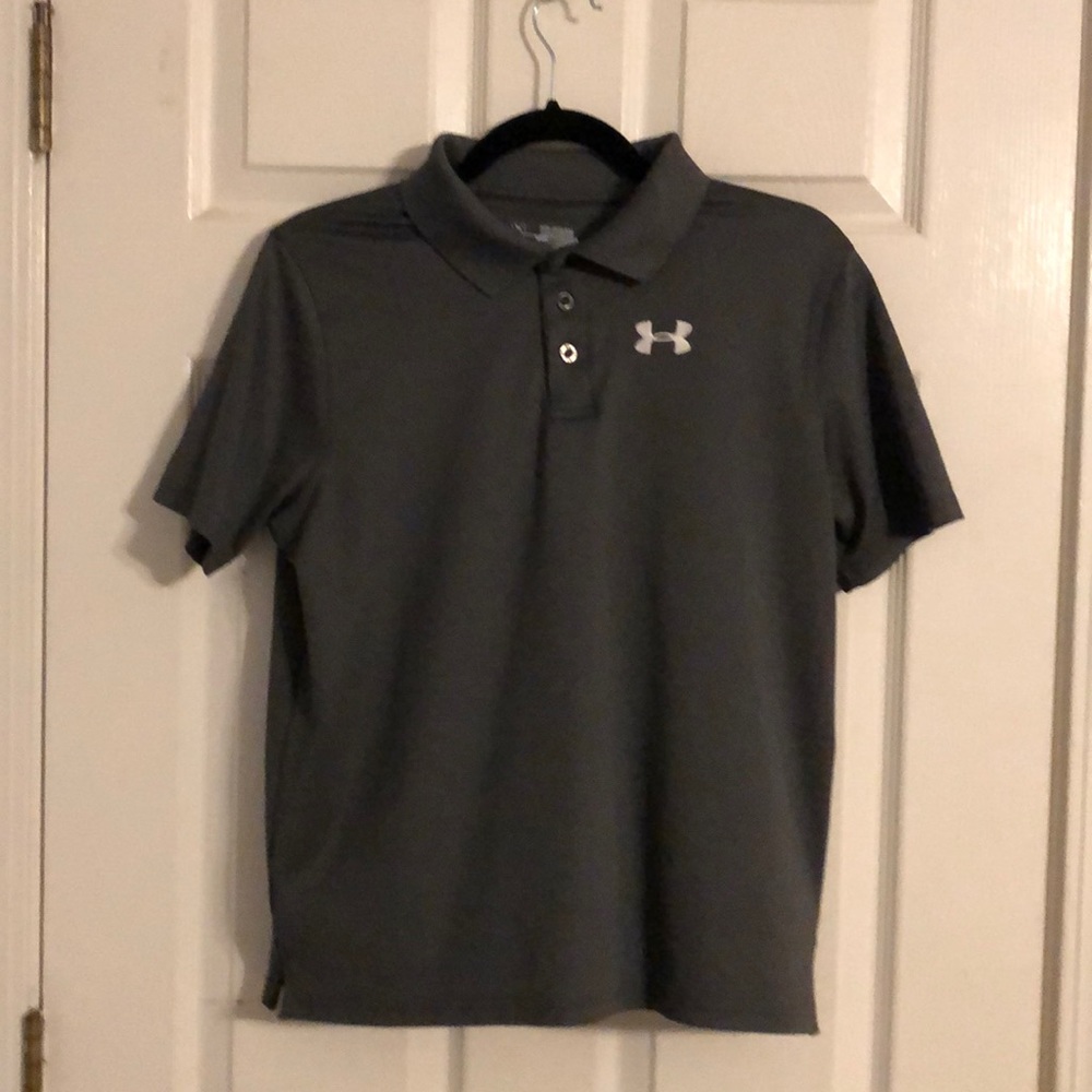 Gray Under Armour Polo shirt